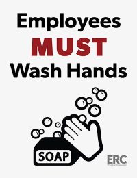 Wash Hands sign